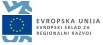 Logotip: Evropska unija - Evropski sklad za regionalni razvoj